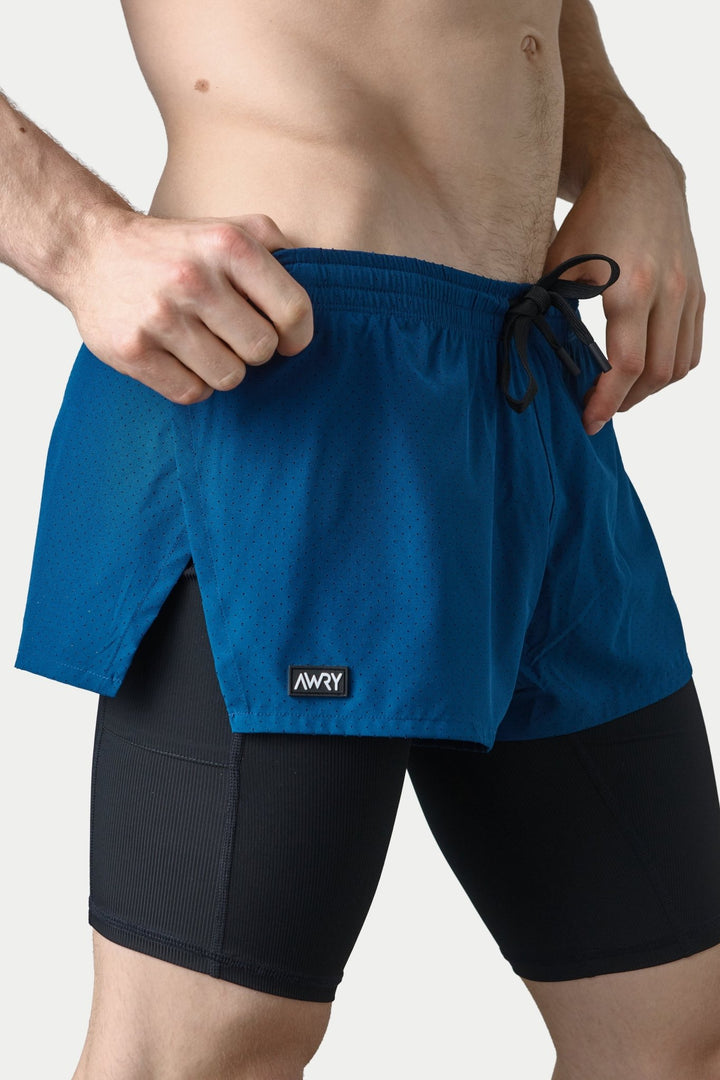 BREEZE Long Liner Shorts - Sapphire - AWRY