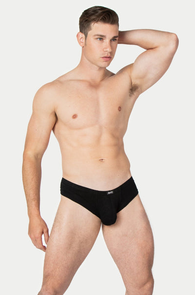 CHEEKY Thong Briefs - Black - AWRY