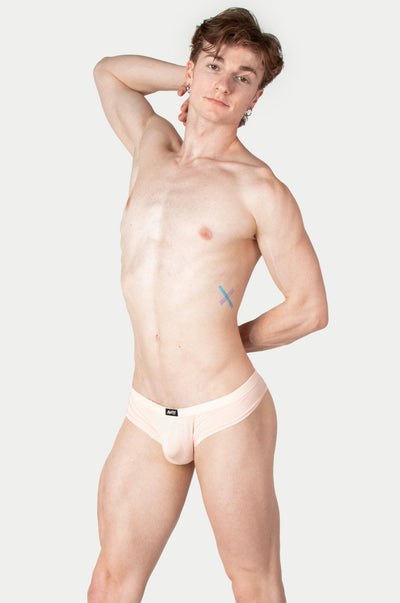 CHEEKY Thong Briefs - Bright Peach - AWRY