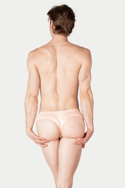 CHEEKY Thong Briefs - Bright Peach - AWRY