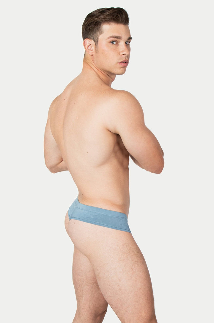 CHEEKY Thong Briefs - Smoky Blue - AWRY