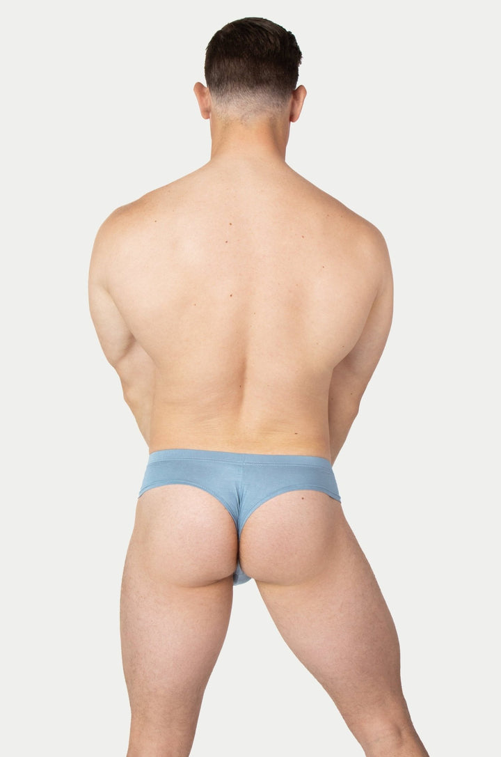 CHEEKY Thong Briefs - Smoky Blue - AWRY