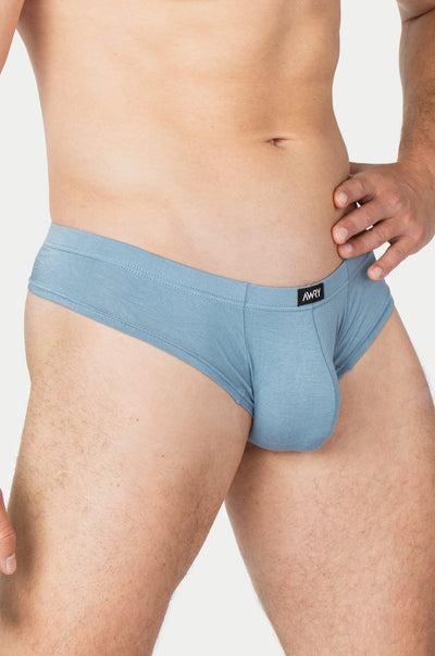 CHEEKY Thong Briefs - Smoky Blue - AWRY