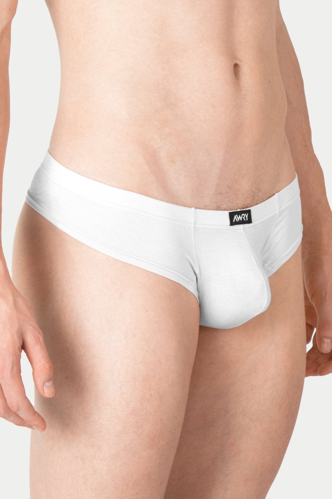 CHEEKY Thong Briefs - White - AWRY