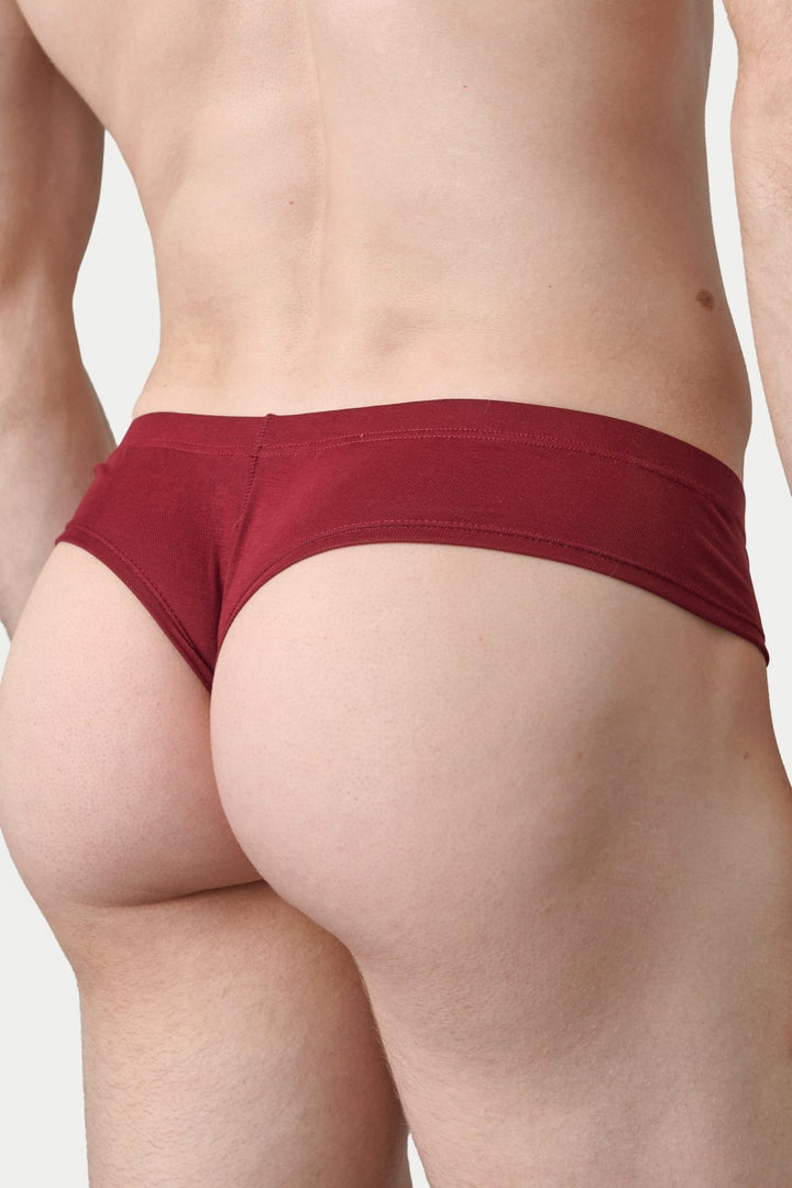 CHEEKY Thong V2 - Maroon - AWRY