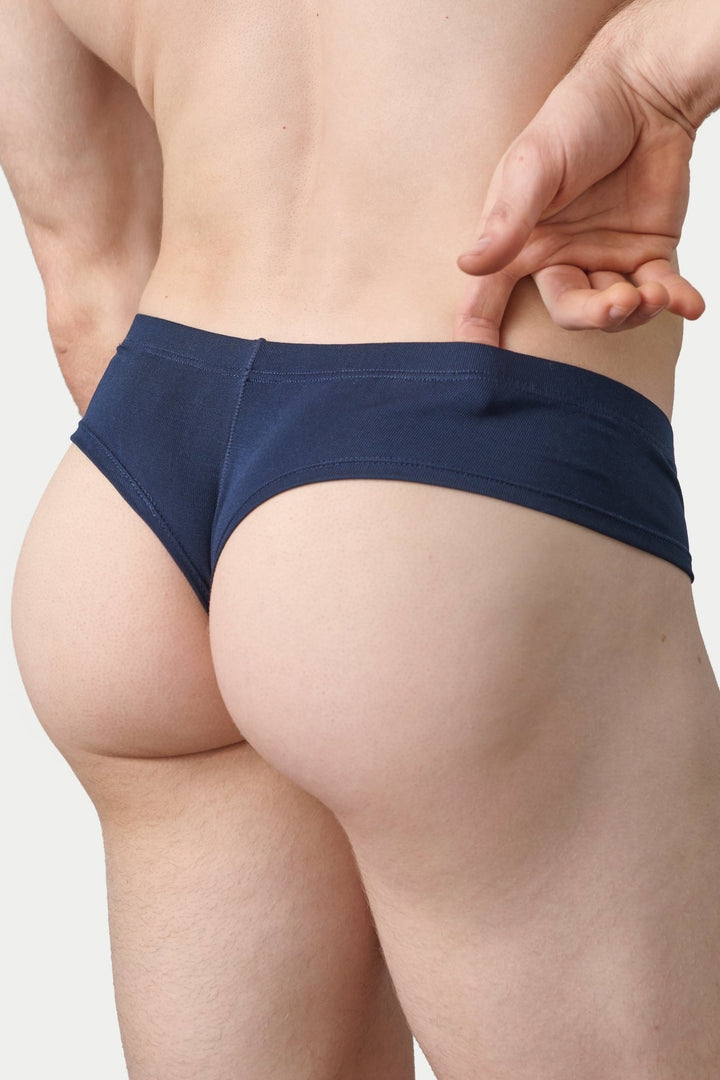 CHEEKY Thong V2 - Navy - AWRY