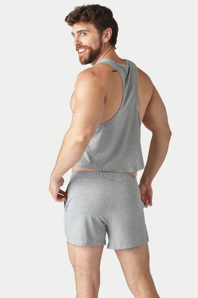 CLOUD Crop Tank - Heather Gray - AWRY