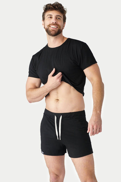 CLOUD Crop Tee - Black - AWRY