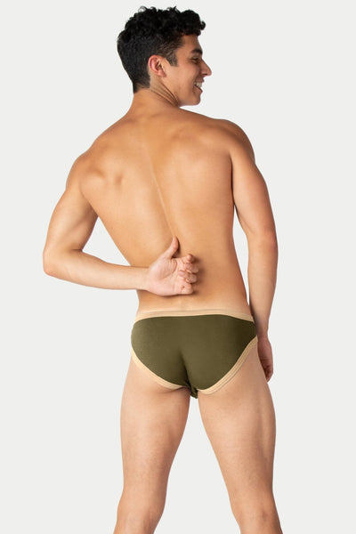 CONTRAST Briefs - Army Green - AWRY