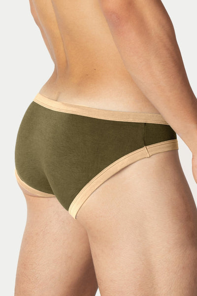 CONTRAST Briefs - Army Green - AWRY