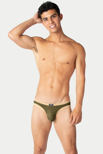 CONTRAST Briefs - Army Green - AWRY