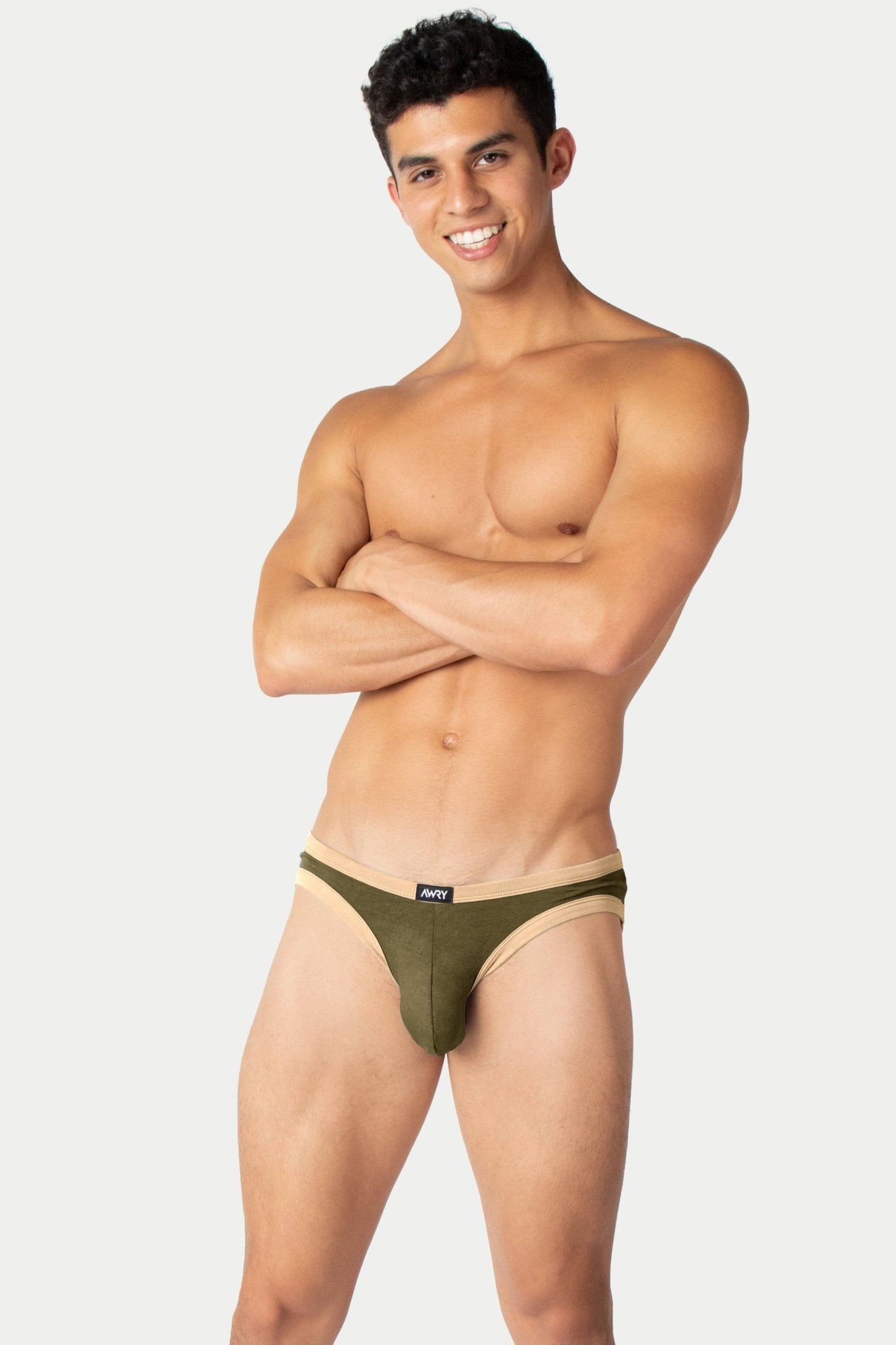 CONTRAST Briefs - Army Green - AWRY