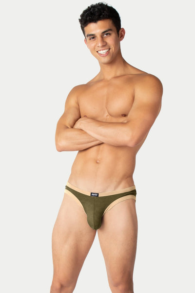 CONTRAST Briefs - Army Green - AWRY