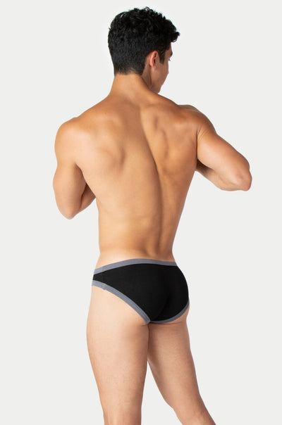 CONTRAST Briefs - Black - AWRY