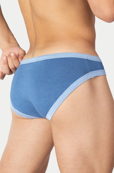 CONTRAST Briefs - Carolina Blue - AWRY