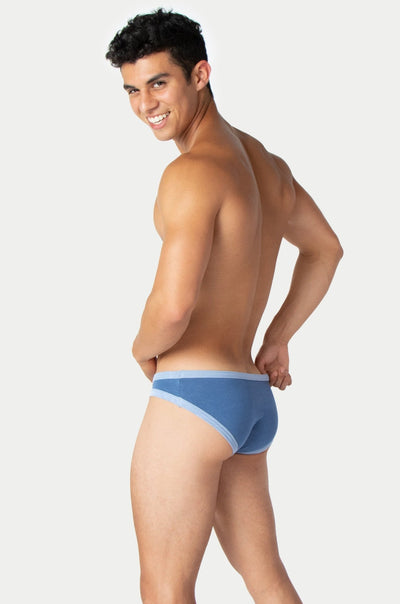 CONTRAST Briefs - Carolina Blue - AWRY