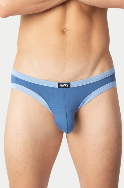 CONTRAST Briefs - Carolina Blue - AWRY