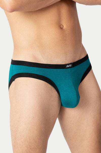 CONTRAST Briefs - Deep Teal - AWRY