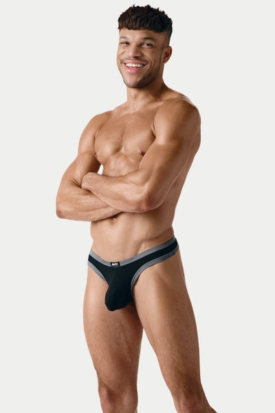 CONTRAST Thong - Black - AWRY