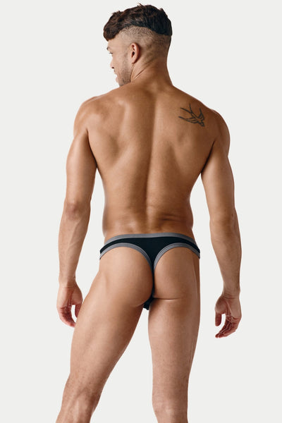 CONTRAST Thong - Black - AWRY