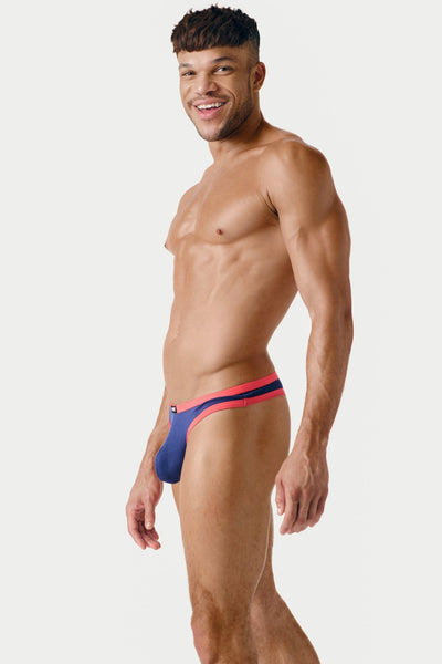 CONTRAST Thong - Navy - AWRY