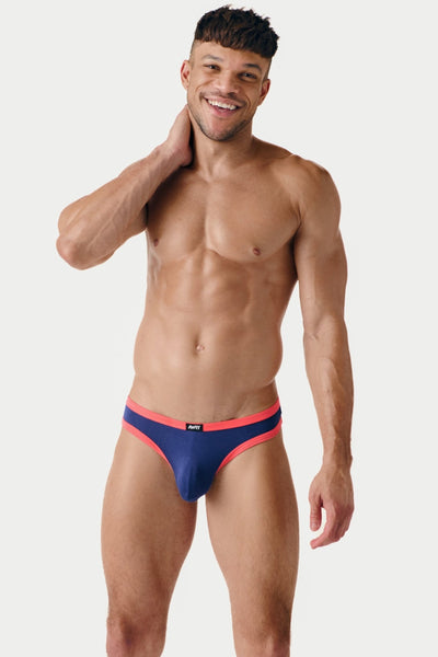 CONTRAST Thong - Navy - AWRY