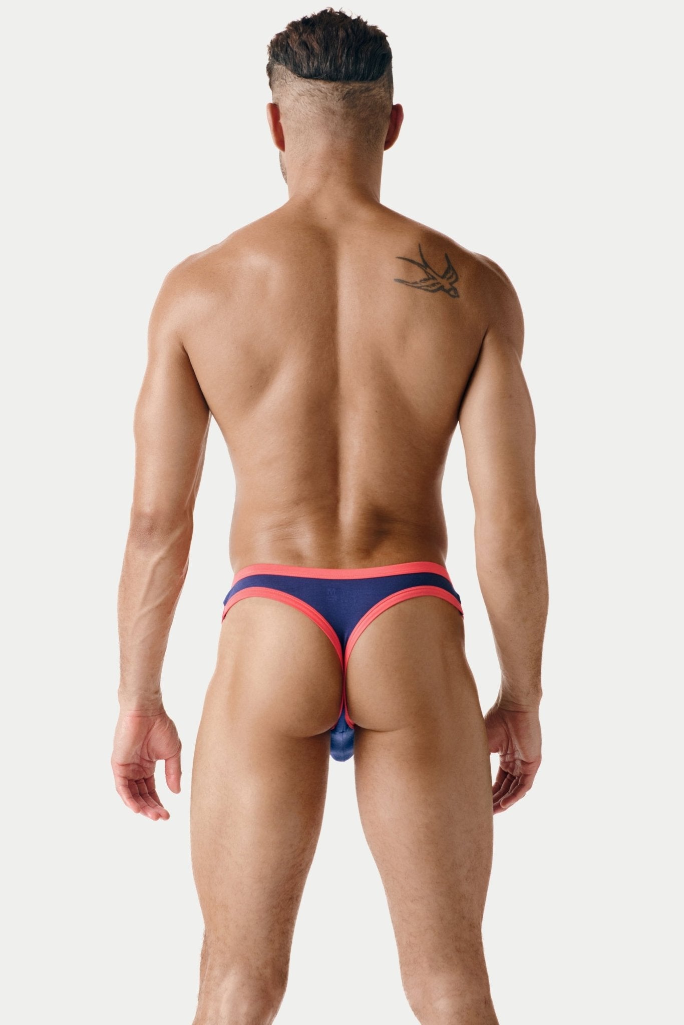 CONTRAST Thong - Navy - AWRY