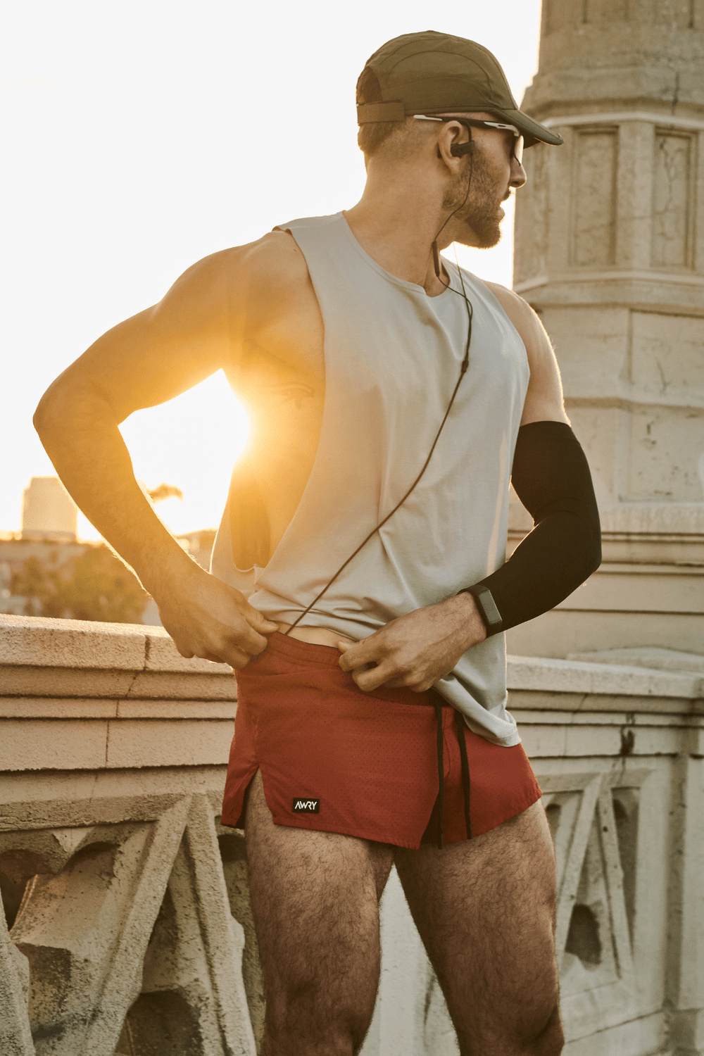 DASH Jock Shorts - Burnt Orange - AWRY