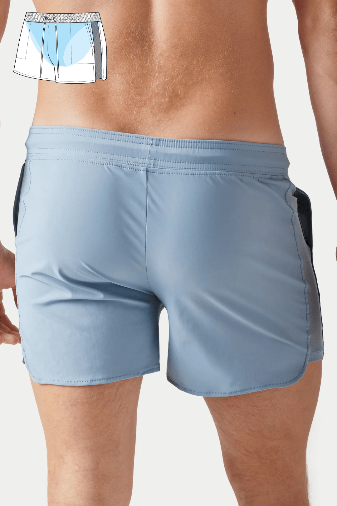 EDGE Shorts - Arctic Blue - AWRY