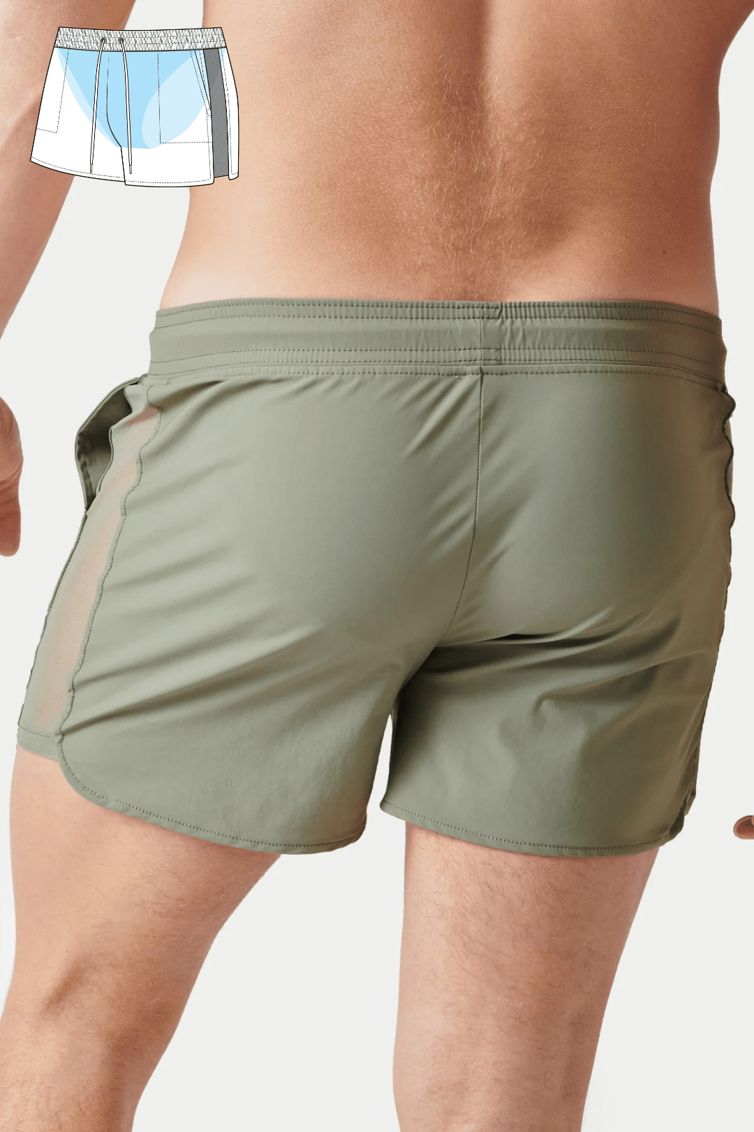 EDGE Shorts - Army Green - AWRY