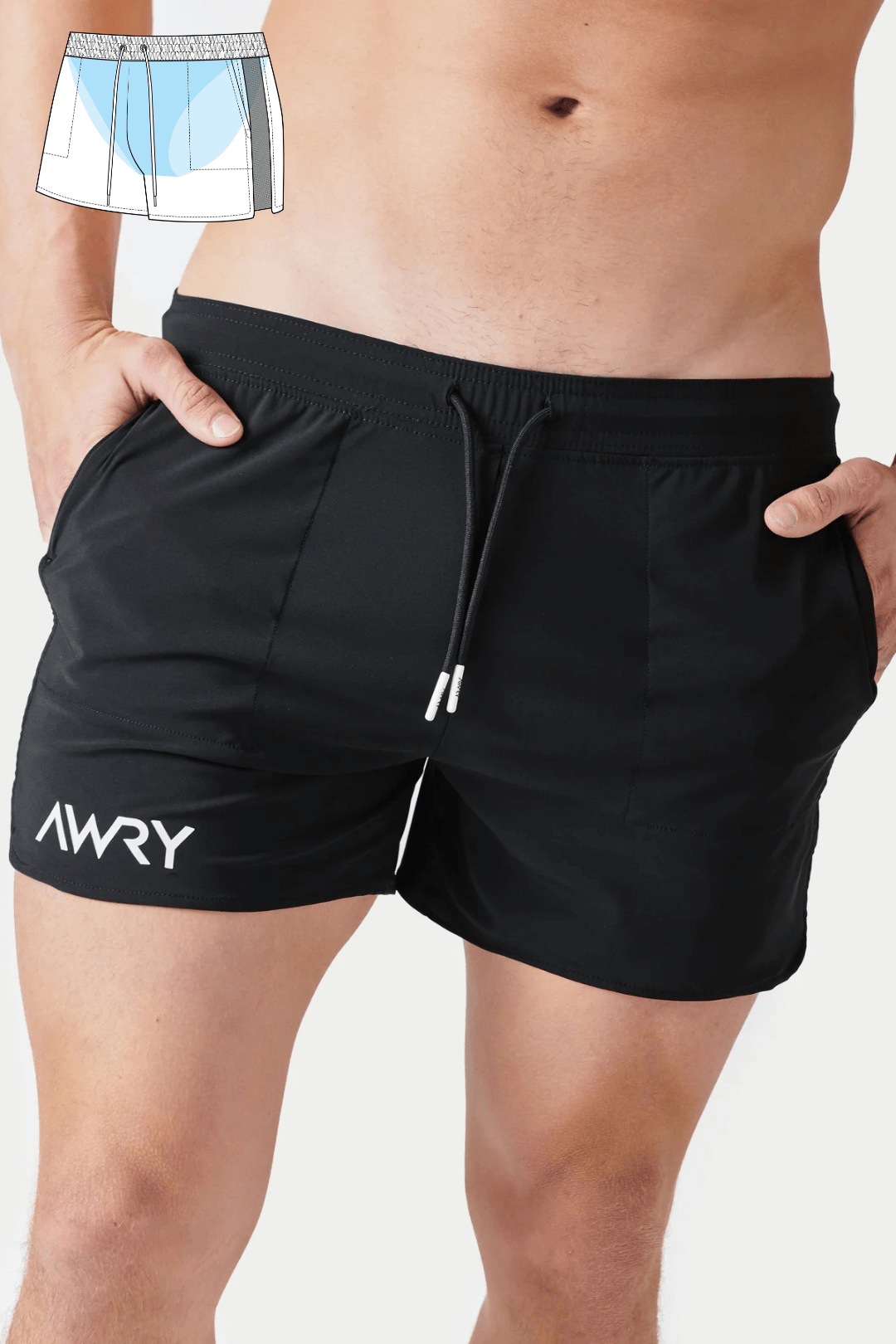 EDGE Shorts - Black - AWRY