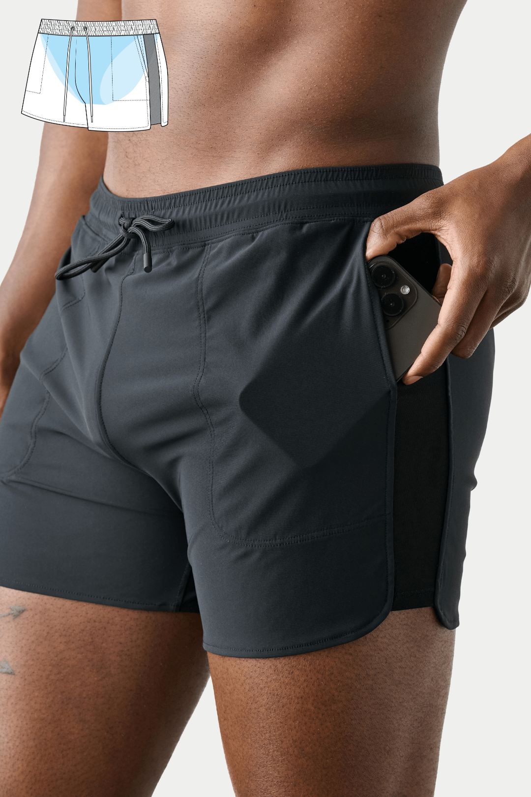 EDGE Shorts - Black - AWRY