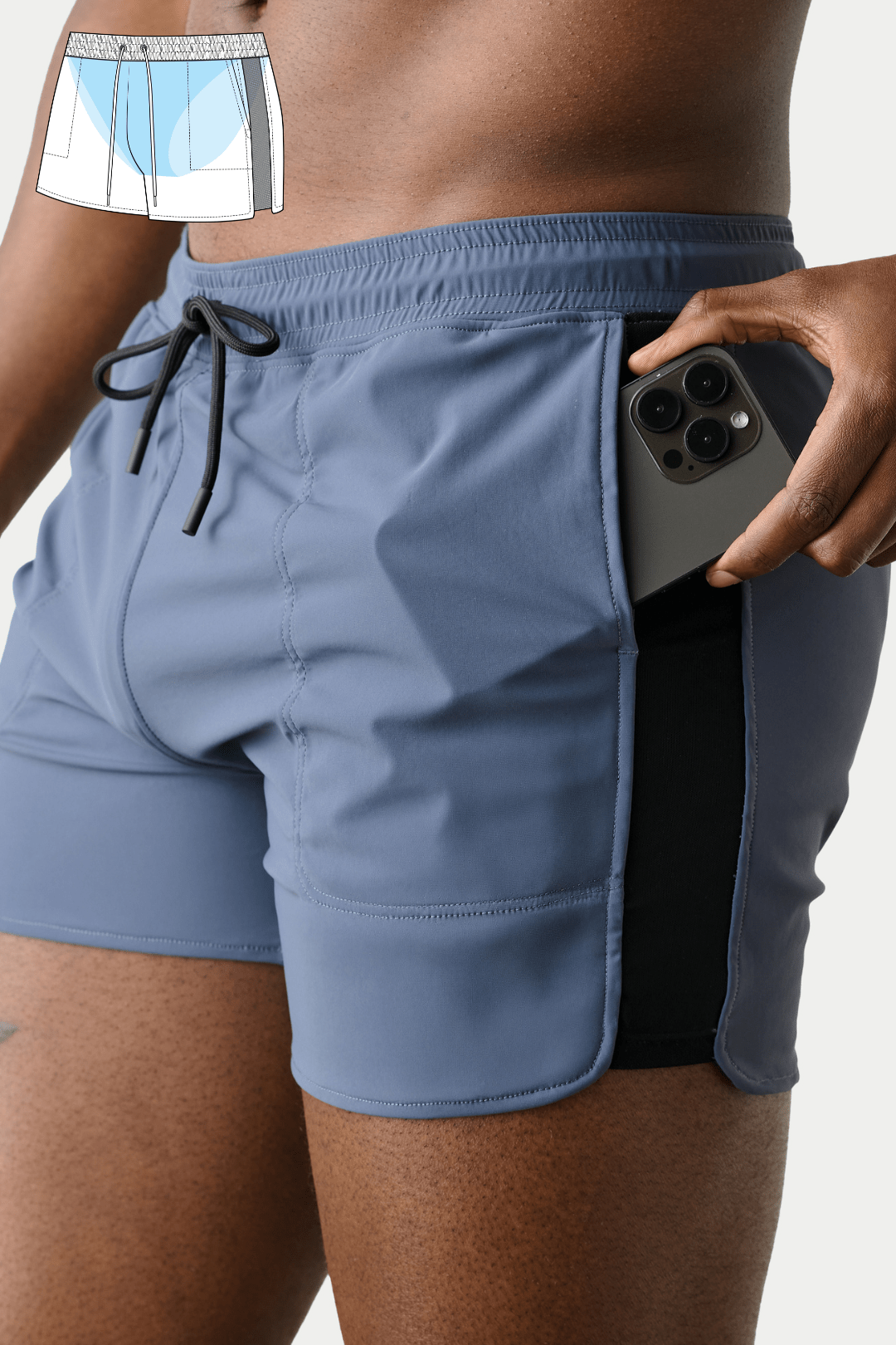 EDGE Shorts - Blue - AWRY