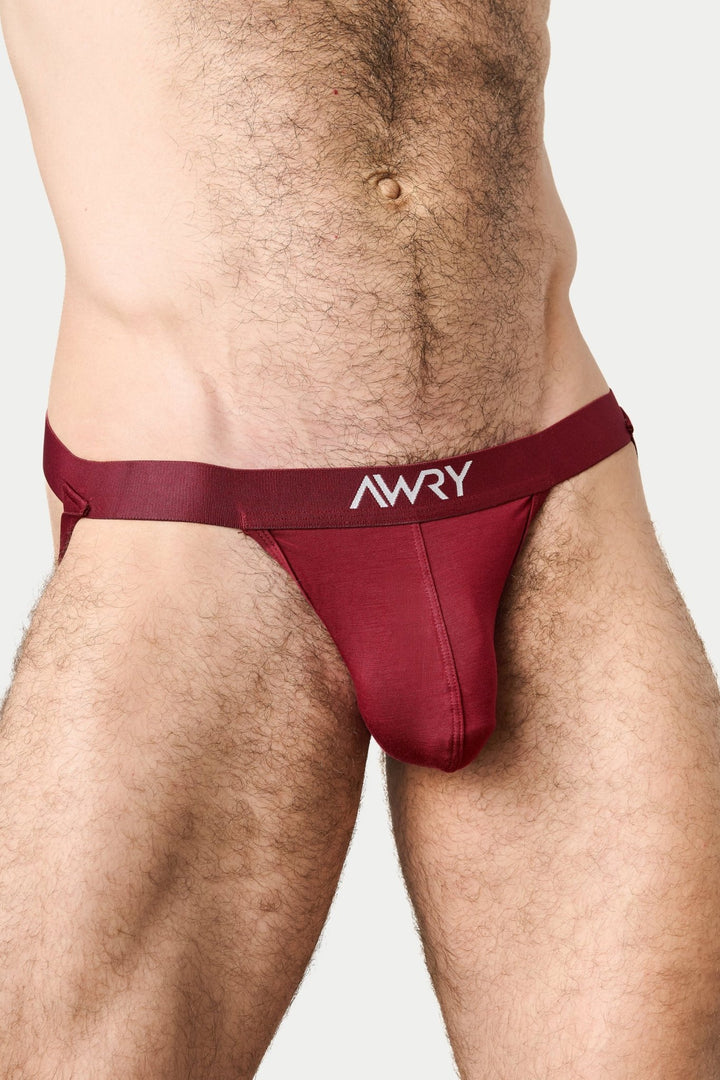ESSENTIAL Jock Thong - Burgundy - AWRY