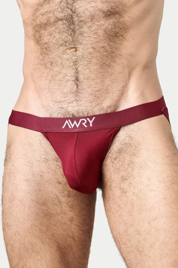 ESSENTIAL Jockstrap - Burgundy - AWRY