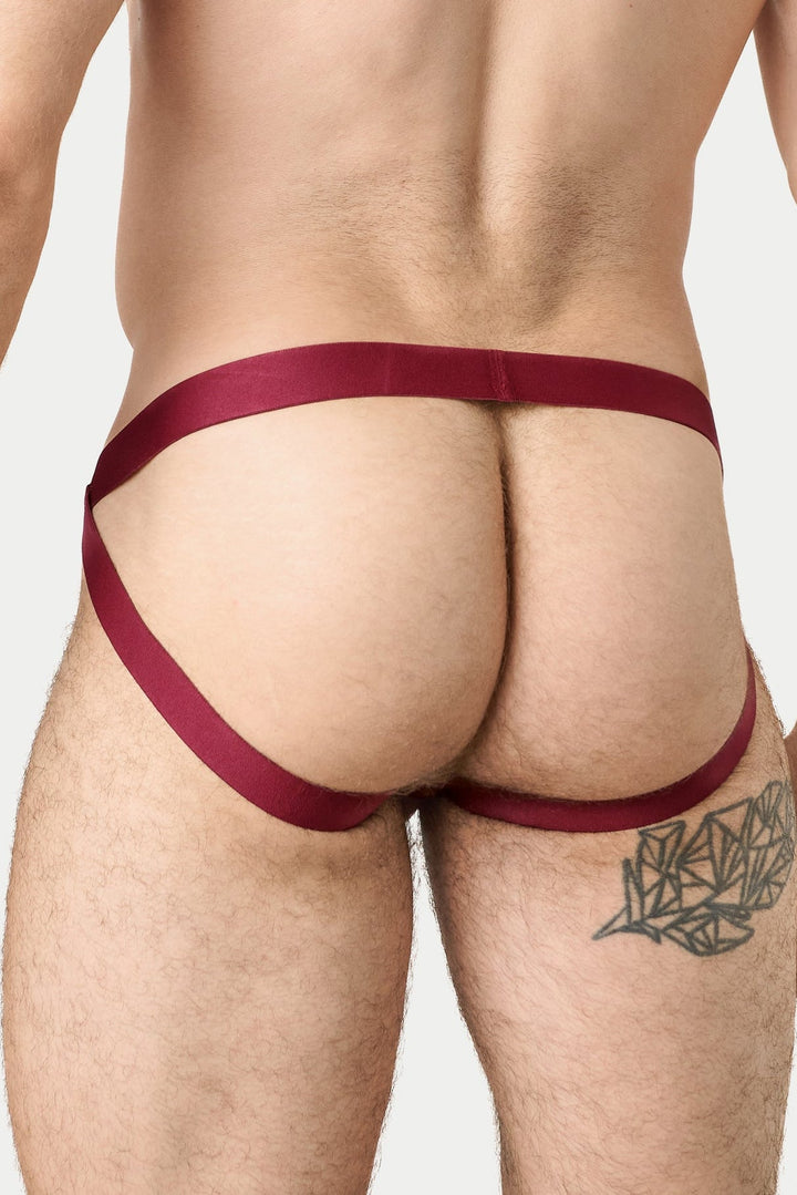ESSENTIAL Jockstrap - Burgundy - AWRY