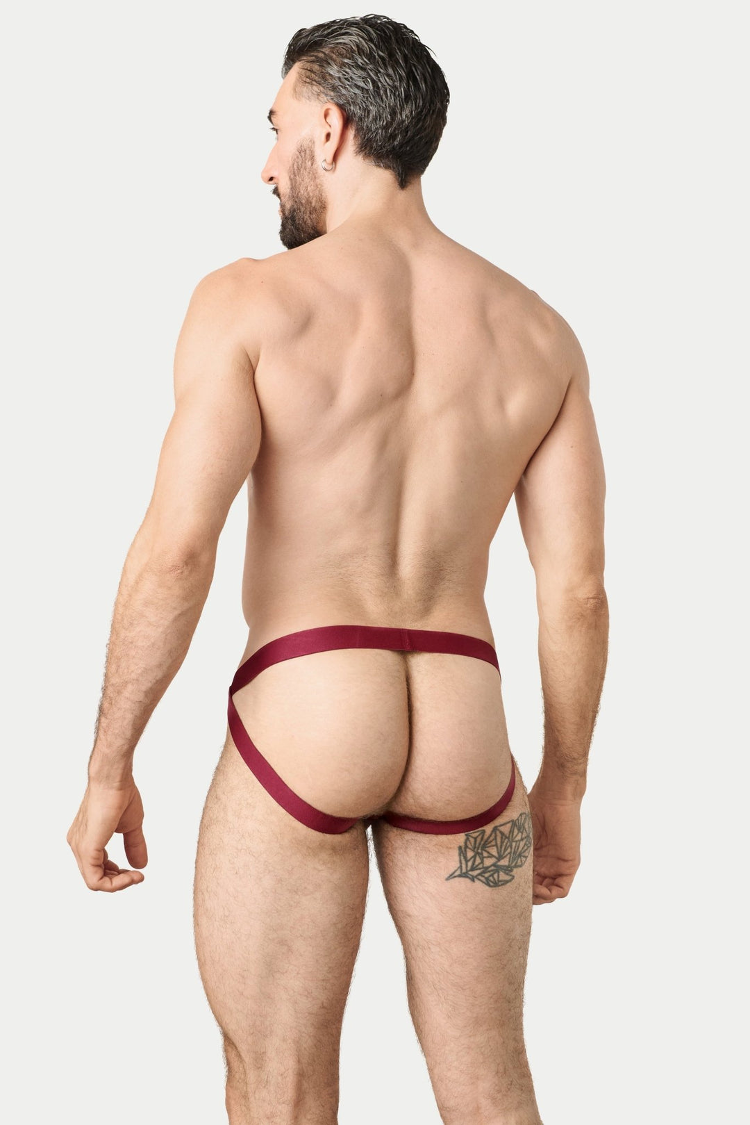 ESSENTIAL Jockstrap - Burgundy - AWRY
