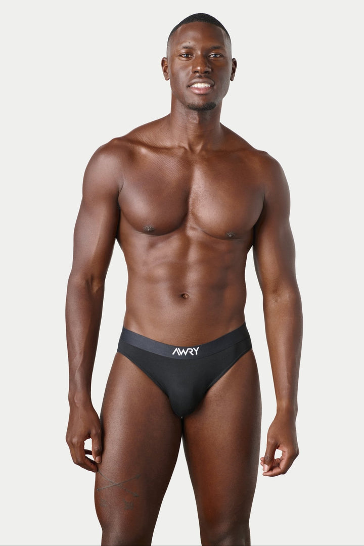 ESSENTIAL Slip Briefs - Black - AWRY