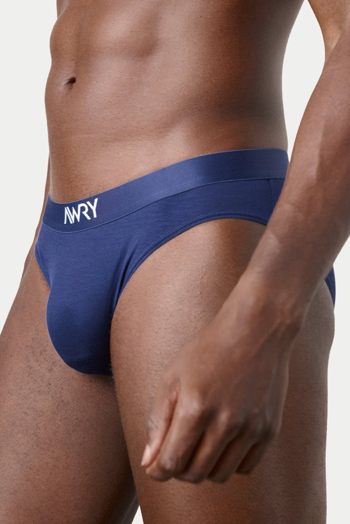 ESSENTIAL Slip Briefs - Blue - AWRY
