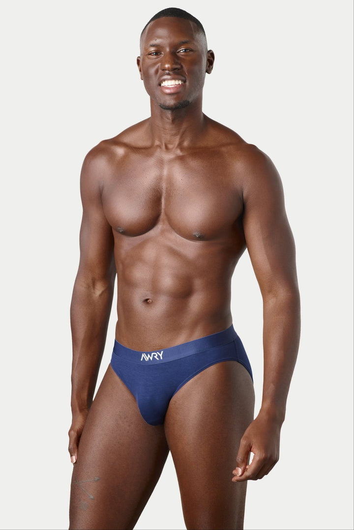 ESSENTIAL Slip Briefs - Blue - AWRY