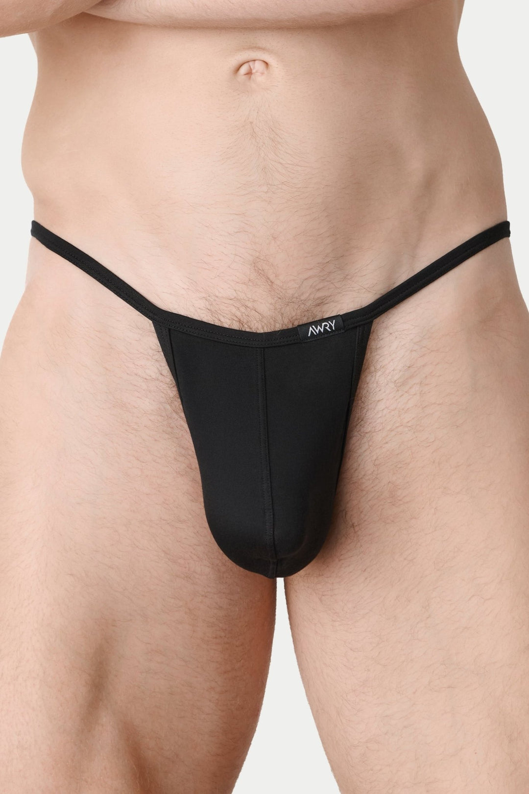 ESSENTIAL String Thong - Black - AWRY