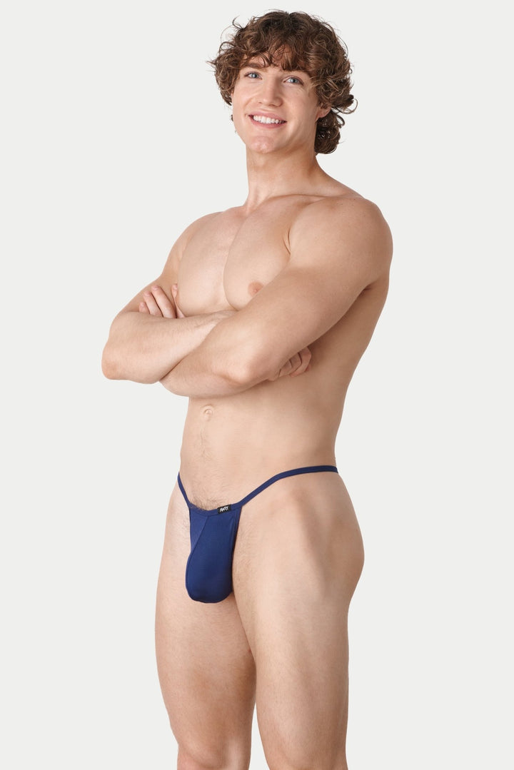 ESSENTIAL String Thong - Blue - AWRY