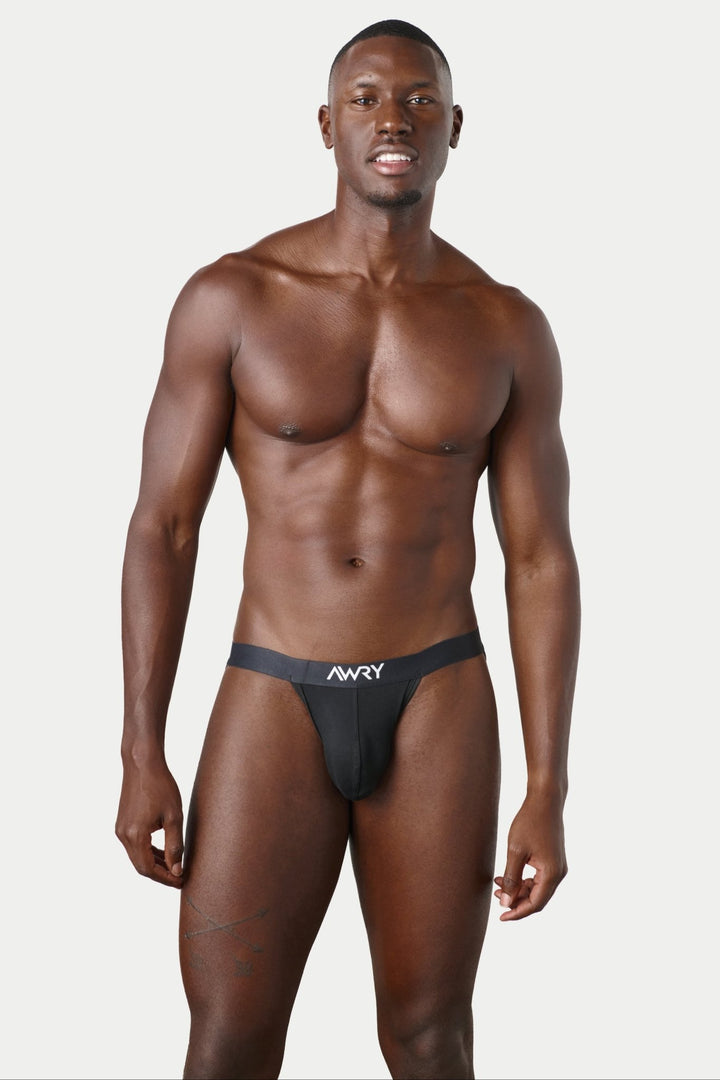 ESSENTIAL Tanga Briefs - Black - AWRY