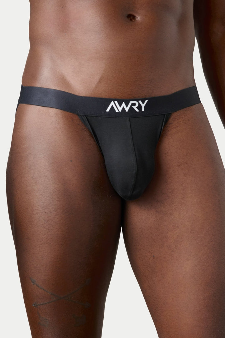ESSENTIAL Tanga Briefs - Black - AWRY