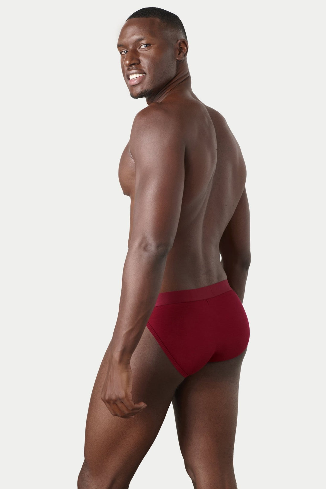 ESSENTIAL Tanga Briefs - Burgundy - AWRY