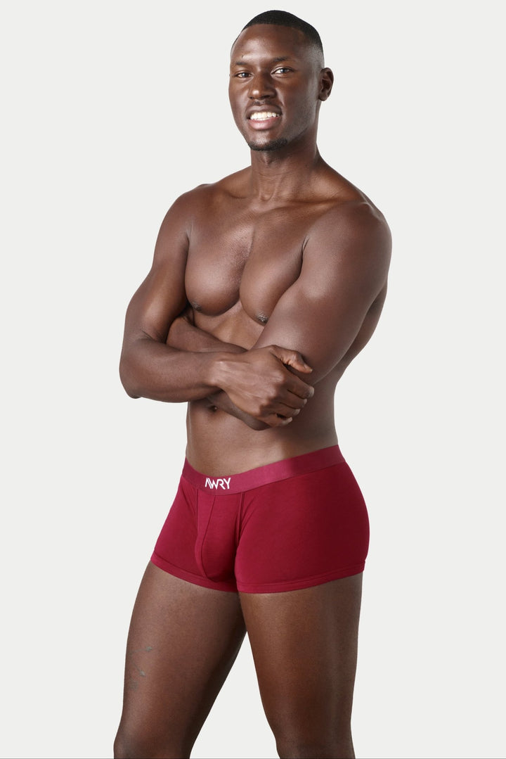 ESSENTIAL Trunks - Burgundy - AWRY