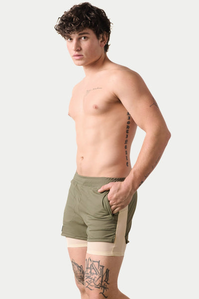 FLEX Shorts - Army Green - AWRY