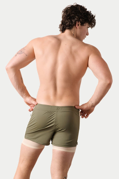 FLEX Shorts - Army Green - AWRY