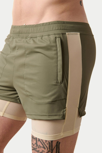 FLEX Shorts - Army Green - AWRY
