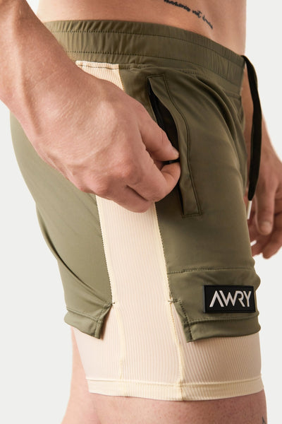 FLEX Shorts - Army Green - AWRY